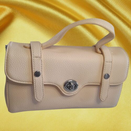 Bolsa Feminina Estruturada Bege Claro