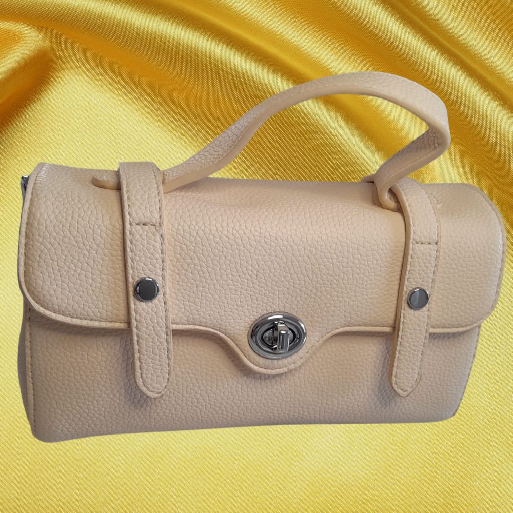 Bolsa Feminina Estruturada Bege Claro